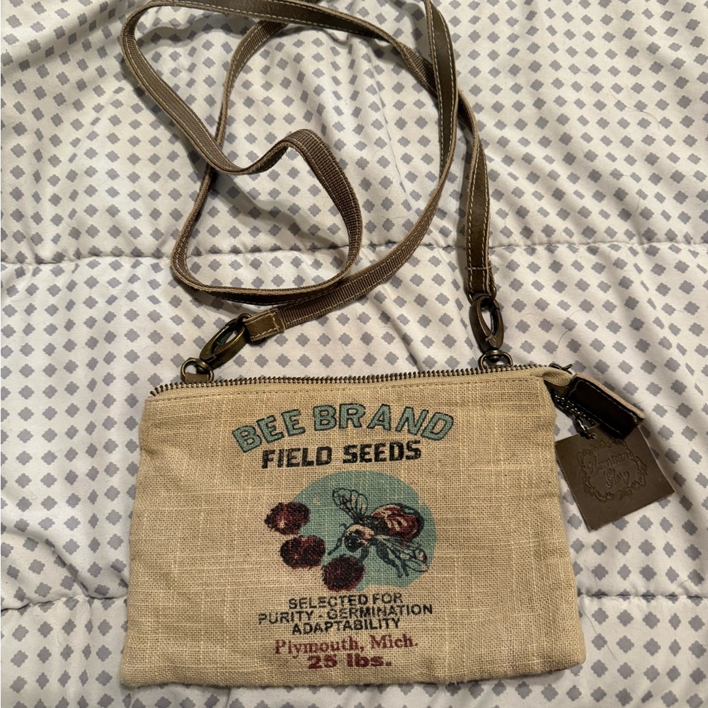 Tan Clutch Wristlet